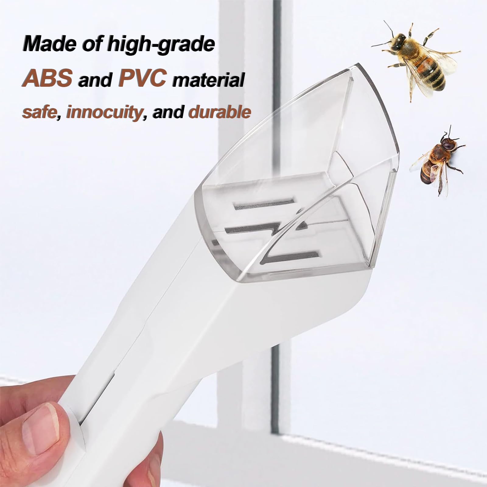 2-Piece Humane Small Animal Catcher – Quick Release Bug Container for Kids & Adults