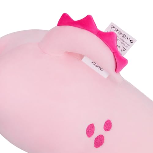 20-Inch Pink Axolotl Plush Toy - Chubbyjoy Long Body Pillow, Soft & Safe Stuffed Animal