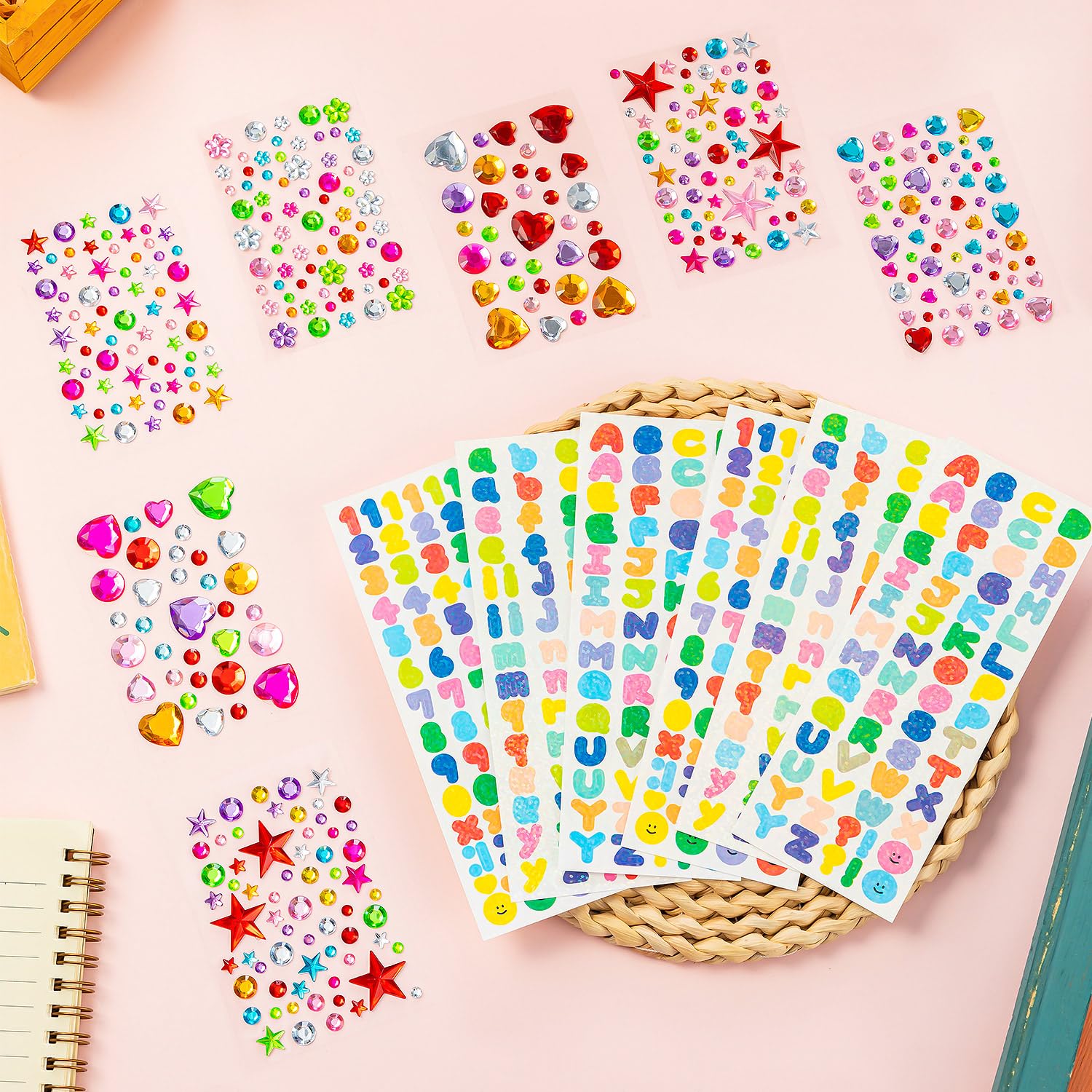 20-Pack Gold Paper Crowns for DIY Decorating with Stickers – Adjustable Birthday Crowns for Kids