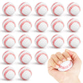 20 Pack Mini Foam Baseball Stress Balls for Party Favors, Anxiety Relief, and Pet Toys