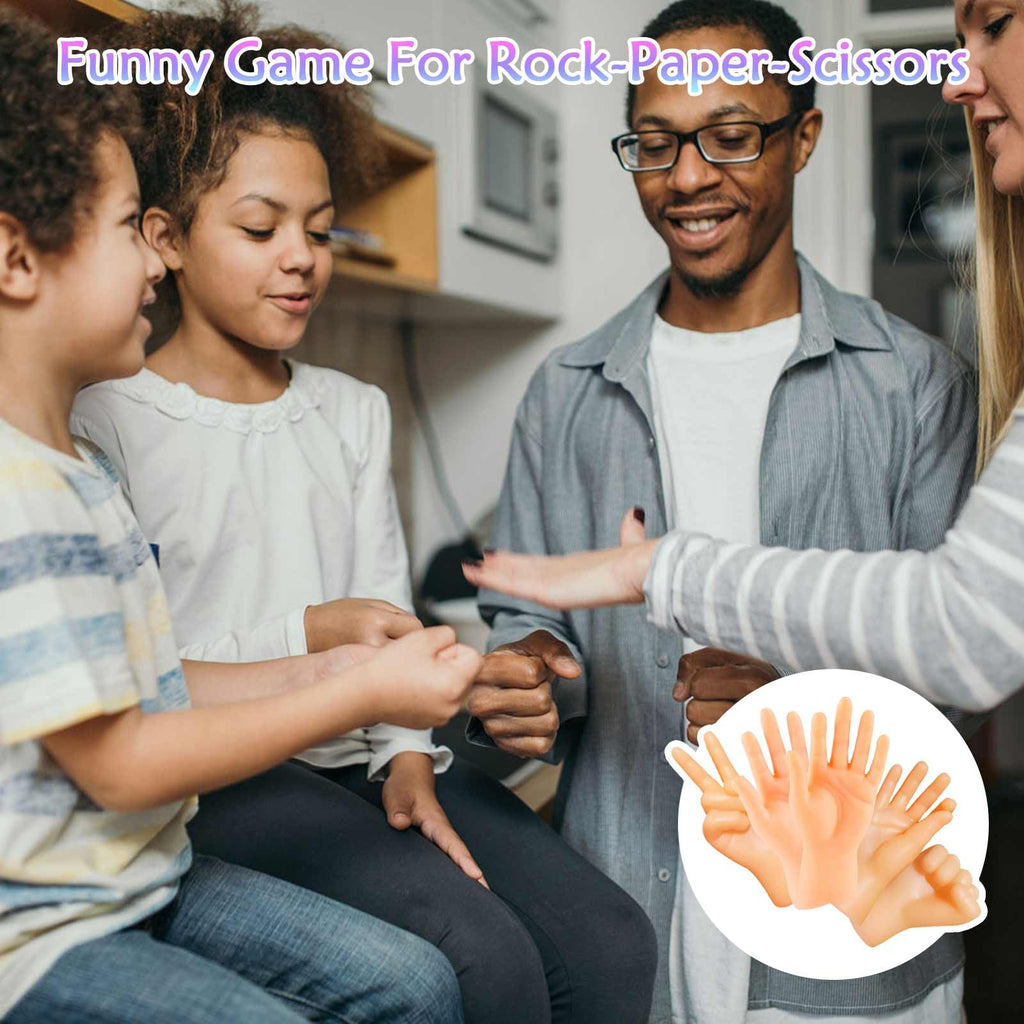 20-Pack Miniature Finger Hands – Realistic Rubber Puppets for Pranks & Gags