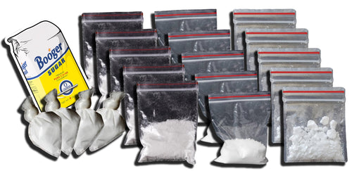 20-Pack Realistic Coke Baggie Joke Stickers – Hilarious Prank Stickers