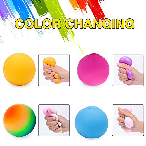 20 Pack Stress Balls Set – Squeeze Balls for Adults, Party Favors & Prize Box Stuffers by BESNEL