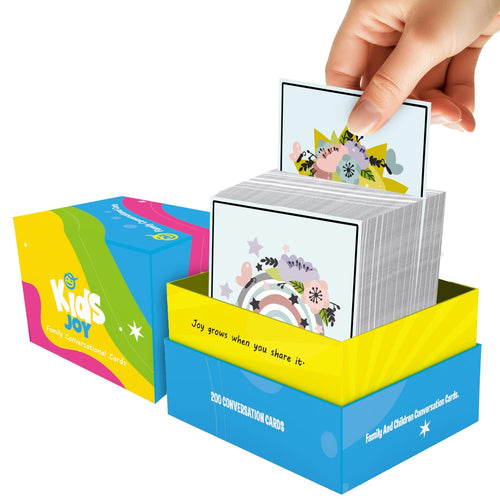 200 Family Discussion Cards Set - Thoughtful Conversation Starters for Dinners, Travel & Gifts by Pulitymet