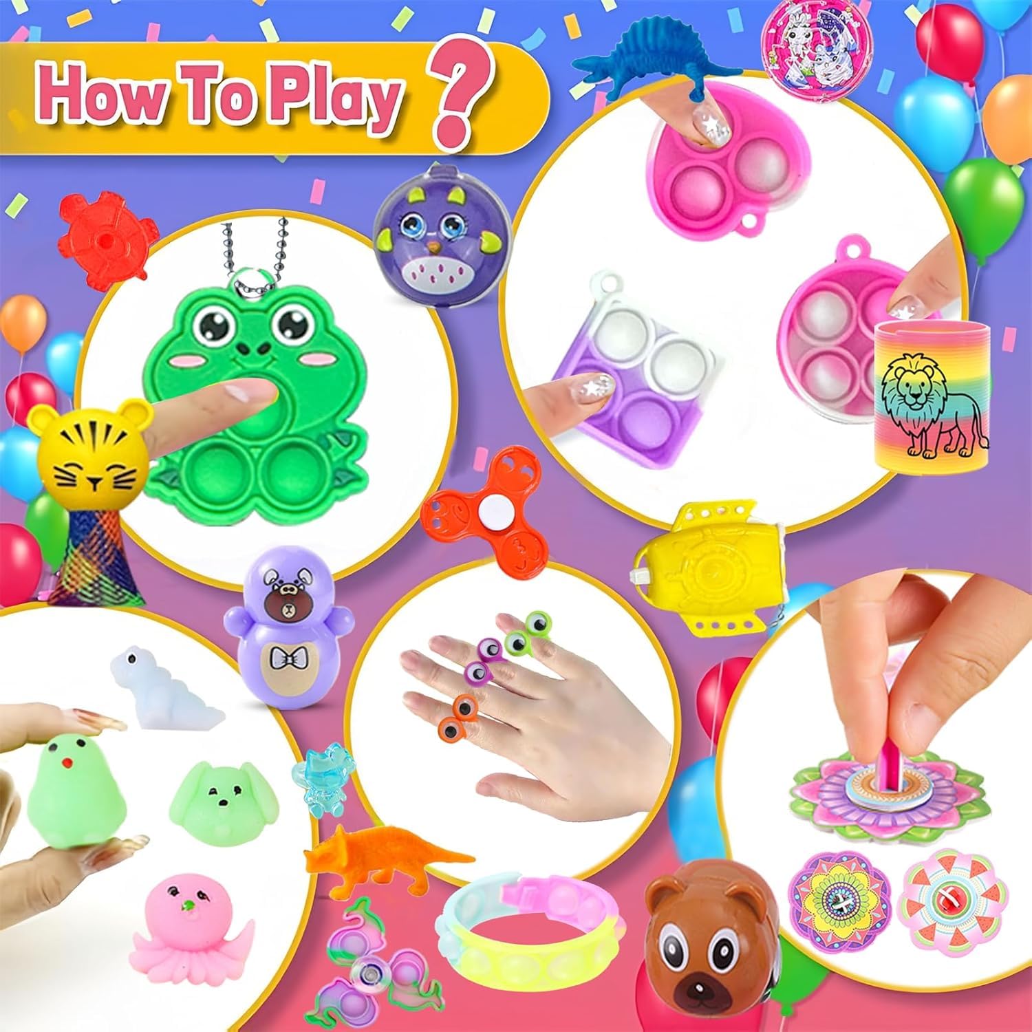 212-Piece Assorted Party Favors Toy Set for Kids - Bulk Prize Box for Events, Classrooms, and Birthdays