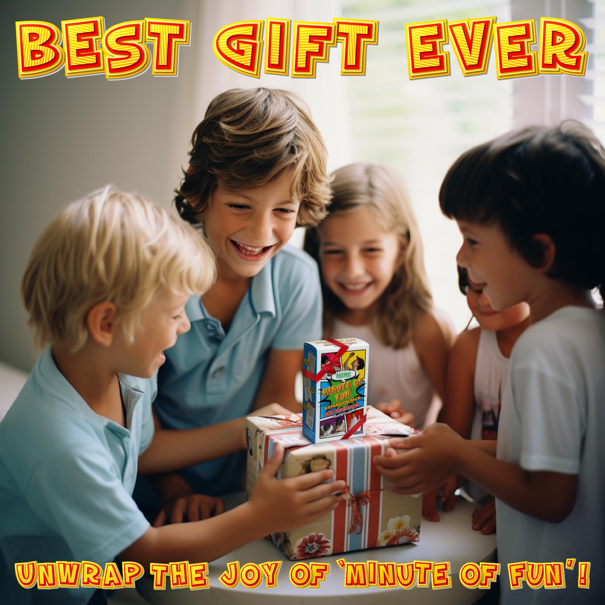 218 Minute-to-Win-It Challenges Card Game – Fun for Families & Parties Ages 8+