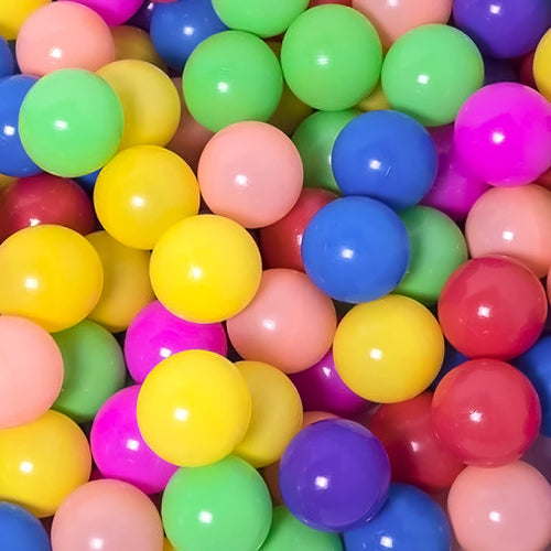 2.2" Ball Pit Balls for Toddlers – 200/500/1000/2000 Count, Phthalate-Free & BPA-Free Soft Plastic Rainbow Colors
