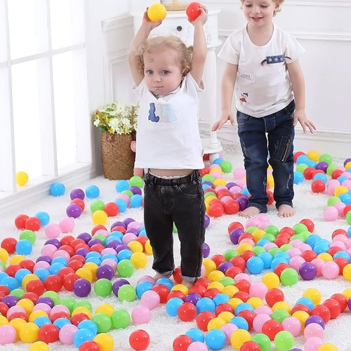 2.2" Ball Pit Balls for Toddlers – 200/500/1000/2000 Count, Phthalate-Free & BPA-Free Soft Plastic Rainbow Colors