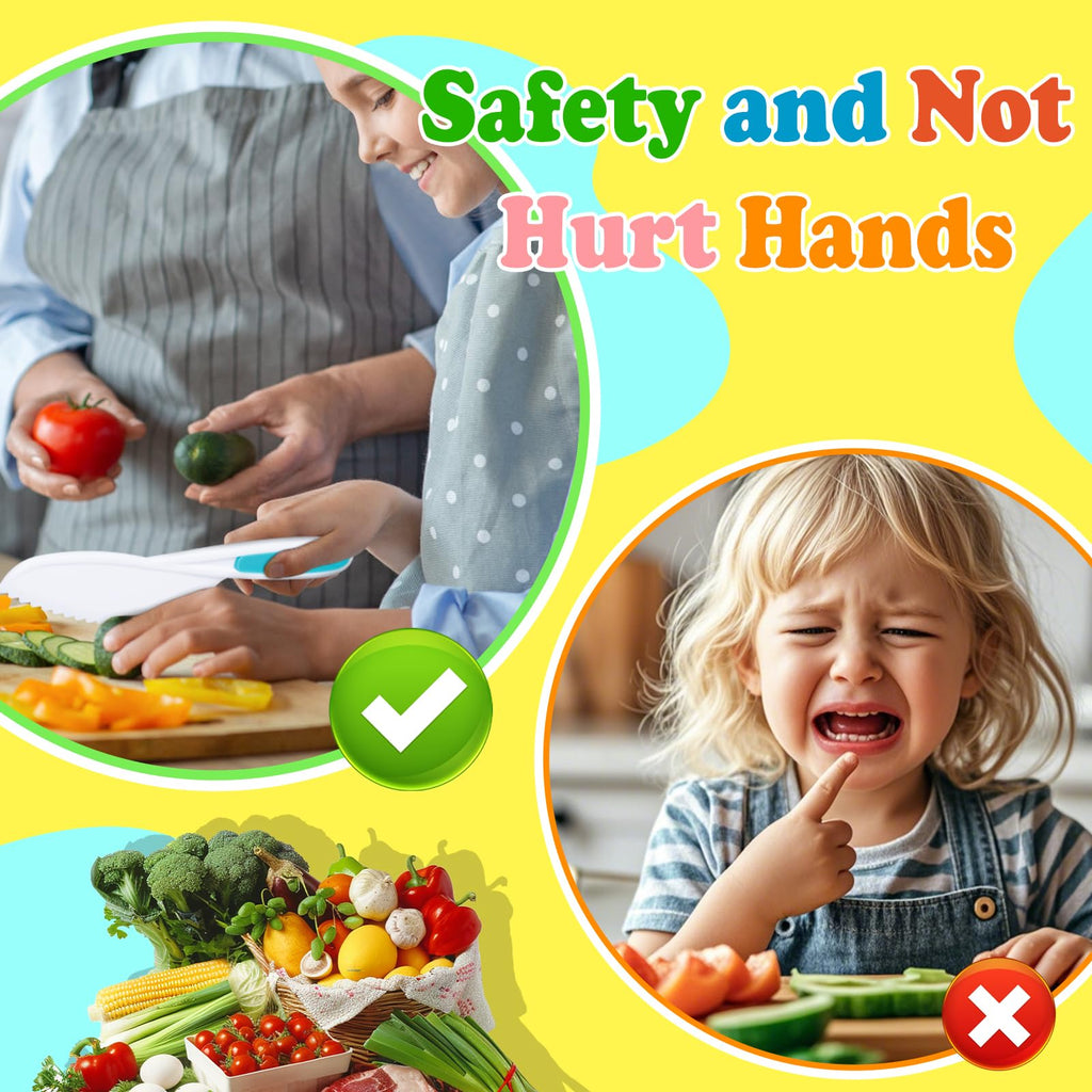23-Piece Kids Cooking Set – Safe Kitchen Knives, Cutting Board, Peeler & Sandwich Cutters for Toddlers