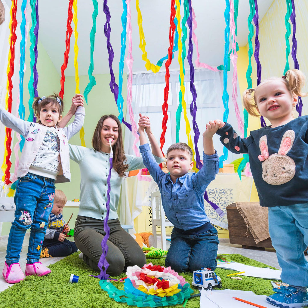 24 Colorful Magic Mouth Coils Paper for Party Performances - LBSXQGS