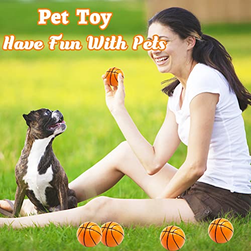 24 Pack 2.5 Inch Basketball Stress Balls – Mini Foam Squeeze Sports Balls for Party Favors, School Rewards, and Stress Relief