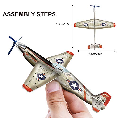 24-Pack Foam Glider Planes – 6 Designs, Easy Assembly, Party Favors for Kids
