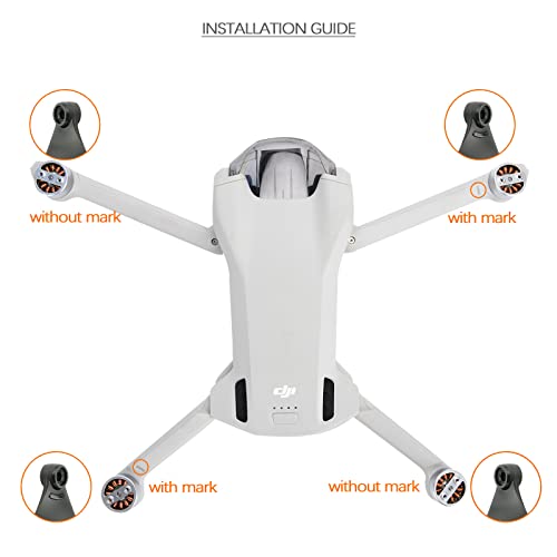 24-Pack Mini 3 Propellers Compatible with DJI Mini 3 & Lito X1 (Not for Mini 3 Pro) with Screws and Screwdrivers