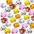 24-Pack Mini Animal Pull Back Cars by AMENON – Friction Powered Toy Cars for Toddlers, Party Favors & Classroom Prizes