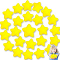 24 Pack Star Stress Balls – Yellow Mini Foam Squeeze Toys for Stress Relief, Party Favors, School Prizes & Hand Exercise