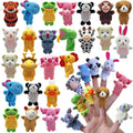 24-Piece Finger Puppet Set – Mini Plush Animal Toys for Storytime and Teaching