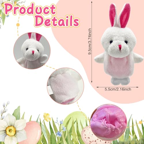 24-Piece Finger Puppet Set – Mini Plush Animal Toys for Storytime and Teaching