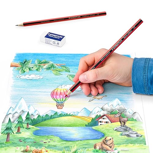 24 STAEDTLER Colored Pencils – Break-Resistant, Sustainable, Vibrant Art Supplies