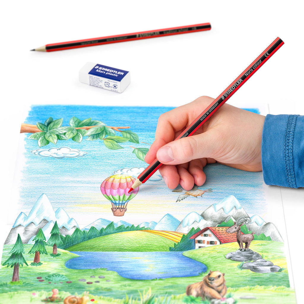 24 STAEDTLER Colored Pencils – Break-Resistant, Sustainable, Vibrant Art Supplies