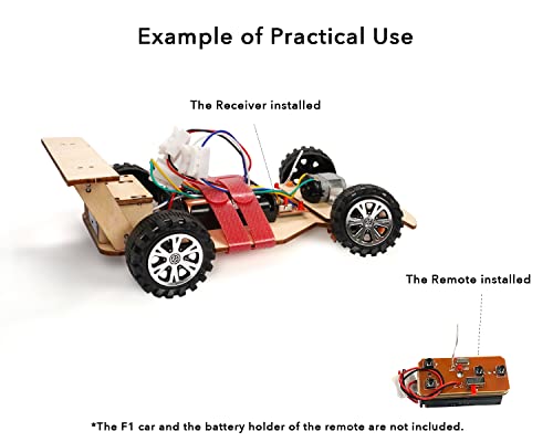 2.4GHz Wireless Remote Control Transmitter and Receiver Set for DIY Science Projects and STEAM Learning - Pica Toys
