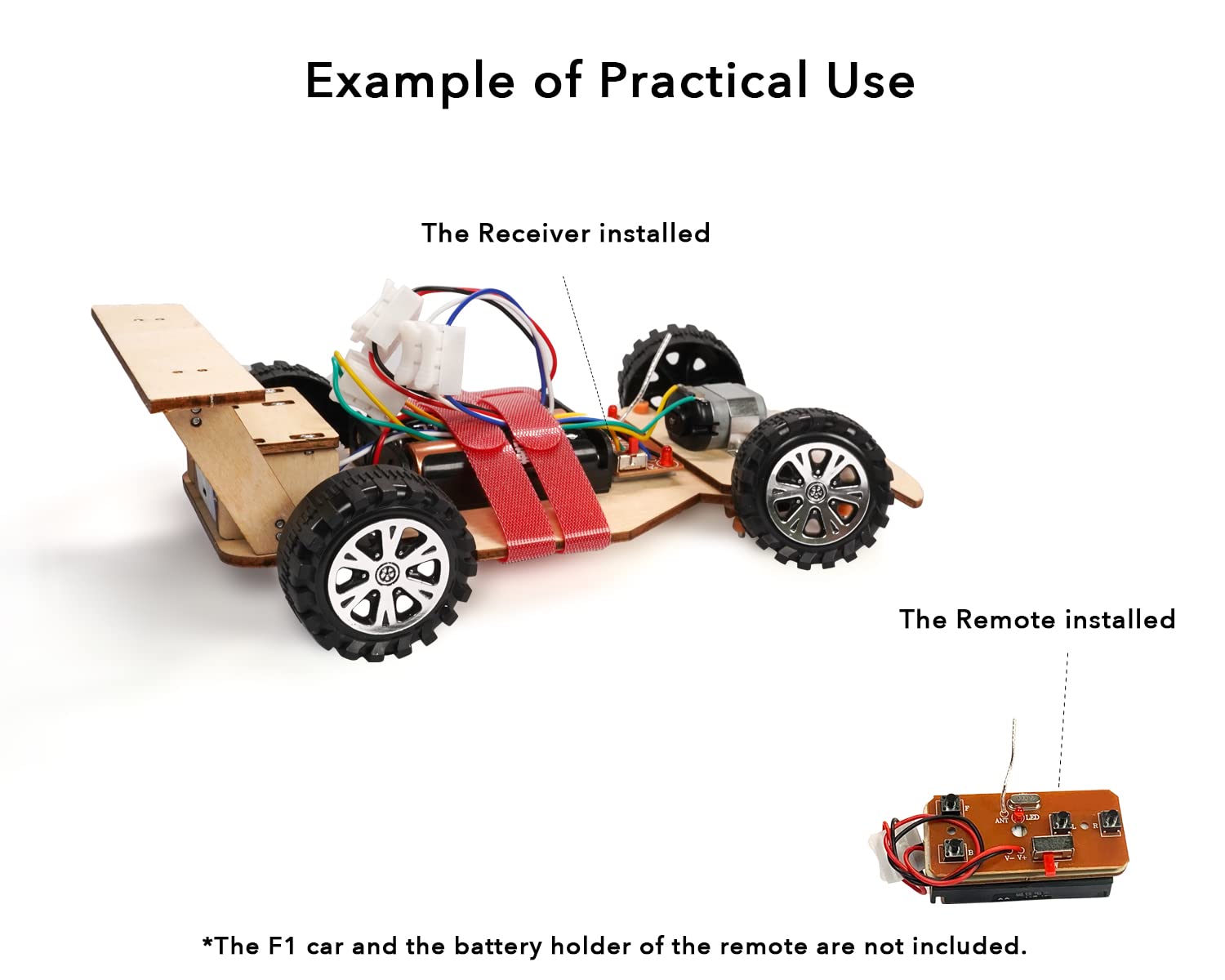 2.4GHz Wireless Remote Control Transmitter and Receiver Set for DIY Science Projects and STEAM Learning - Pica Toys