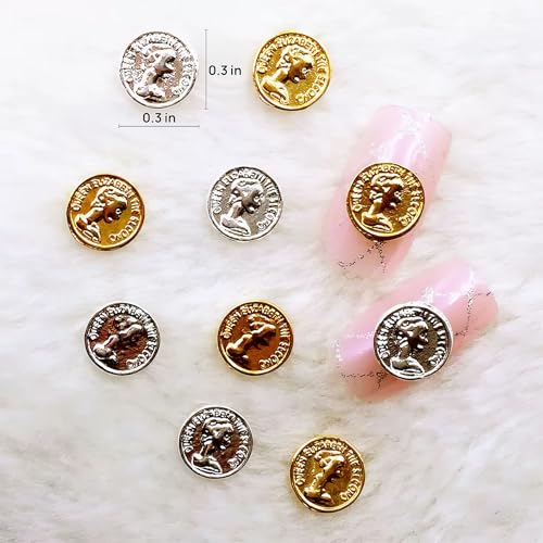 25 Pcs Miniature Gold Coins – 1:6 Scale Metal Alloy for Dollhouse, Pirate Treasure, St. Patrick's Day