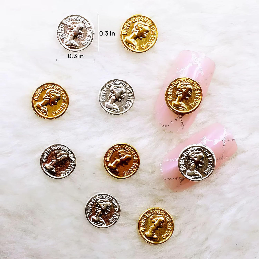25 Pcs Miniature Gold Coins – 1:6 Scale Metal Alloy for Dollhouse, Pirate Treasure, St. Patrick's Day