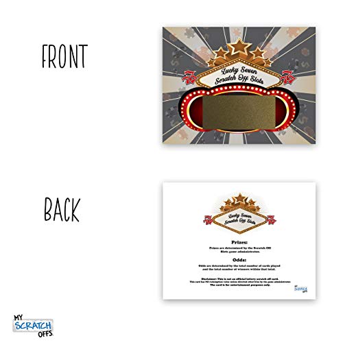26 Pack Casino Night Scratch Off Cards – Party Favors & Game Cards for Adults