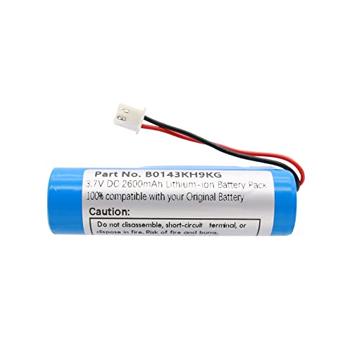2600mAh 3.7V Li-ion Replacement Battery with XH2.54 Connector for Voice Amplifiers and DIY Projects