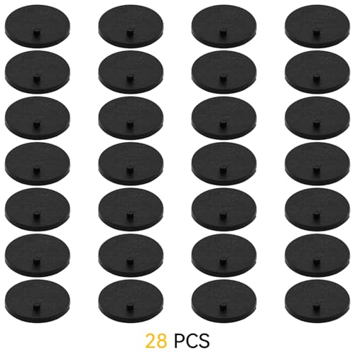 28-Pack Black Action Figure Stands - 1.3-Inch Round Bases for 6-Inch Figures (FIGURESLAB)