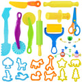 28-Piece Dough Tool Set for Kids – Includes Cutters, Roller, Rolling Pins, Safety Scissors & Plastic Knife