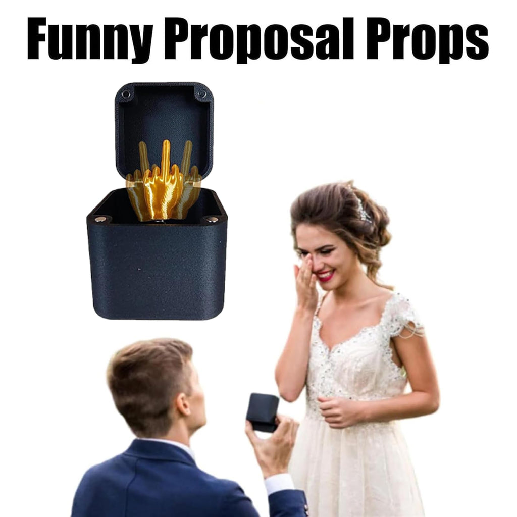 3-Pack Middle Finger in a Box Prank Toy – Funny Gag Gift with Surprise Reveal