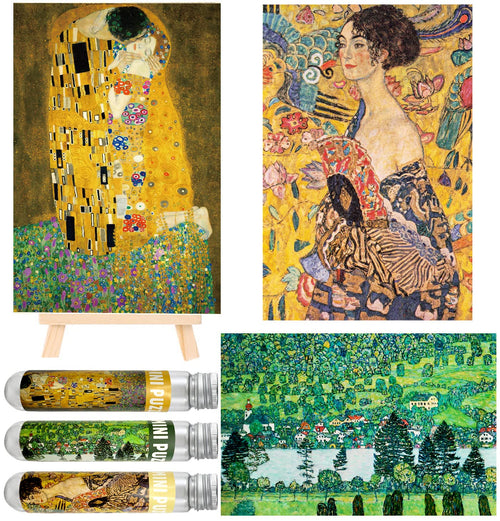 3-Pack Mini Jigsaw Puzzles for Adults – 150 Piece Small Puzzles (6 x 4 Inches) with Easel by BJscoe