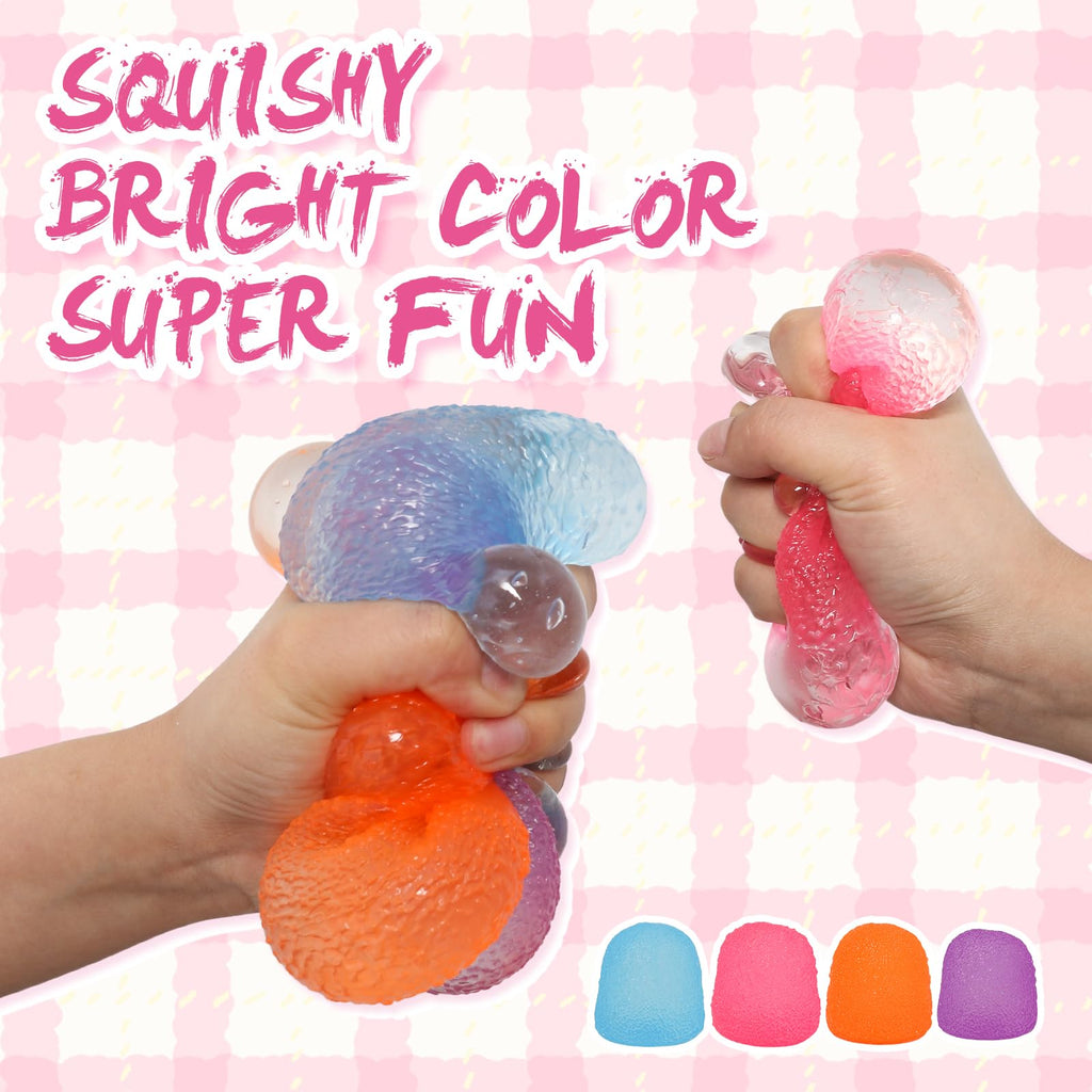 3-Pack Squishy Candy Stress Balls – Textured Sensory Fidget Toys for Kids and Adults