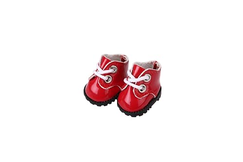 3 Pairs of Handmade Doll Shoes for 17 cm Dolls – 3 Colors for Mix-and-Match Play