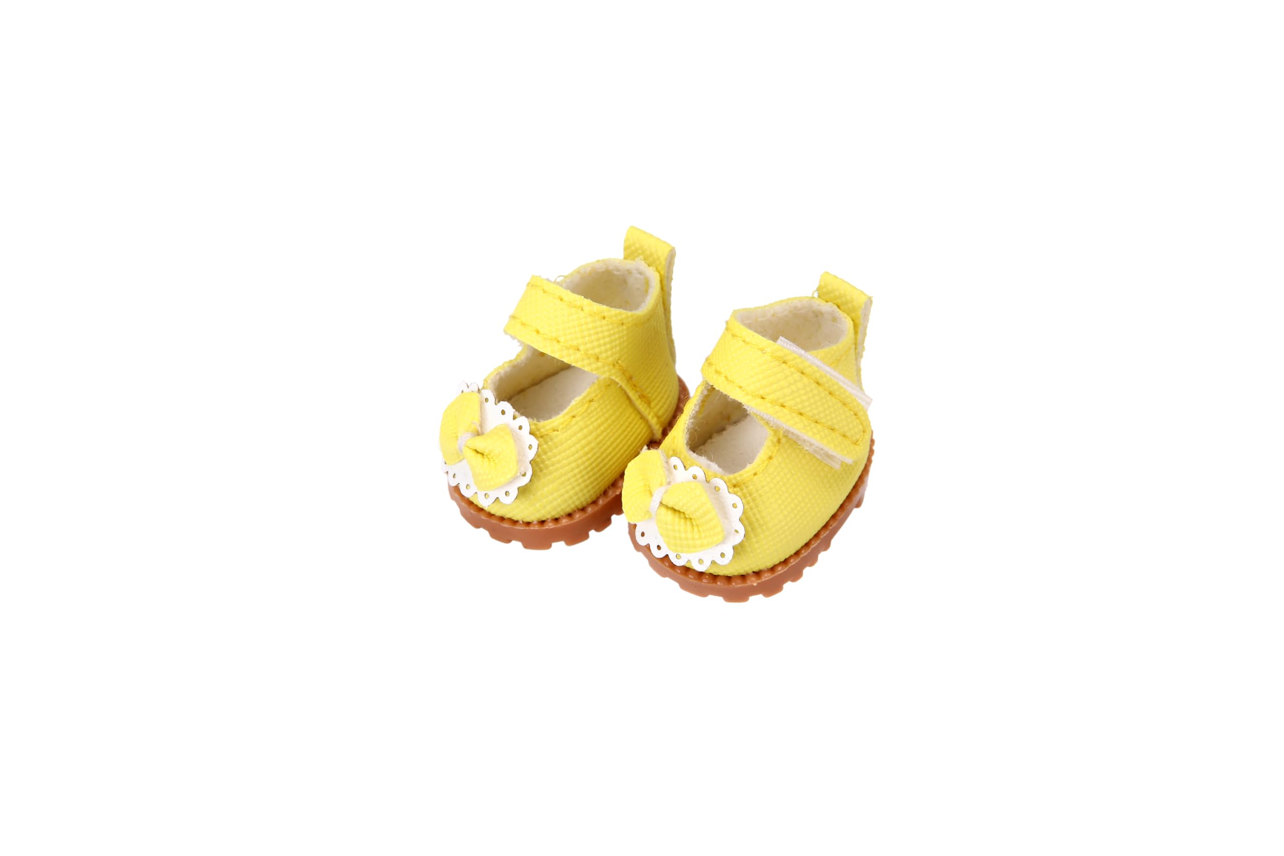 3 Pairs of Handmade Doll Shoes for 17cm Dolls – 3 Colors Mix (WHYS FXSN)