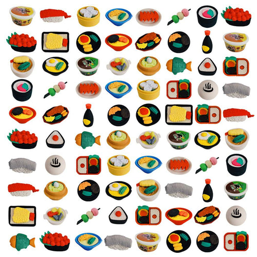 30-Piece Mini Puzzle Erasers – Noodle & Animal Shapes for Party Prizes and School Supplies