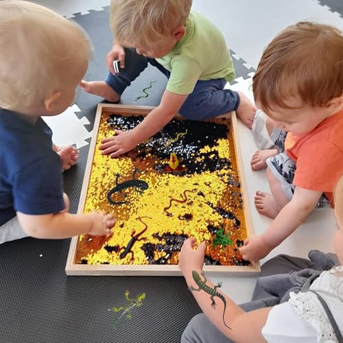 36-Piece Plastic Reptile Toy Set – Lizards, Frogs & Snakes for Party Favors, Prank Toys & Educational Play