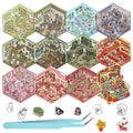 3D House Stickers for Adults - DIY Sticker Therapy Set with 12 Mini Room Scenes, Includes Tweezers, Creative Fun Stress Relief Activity