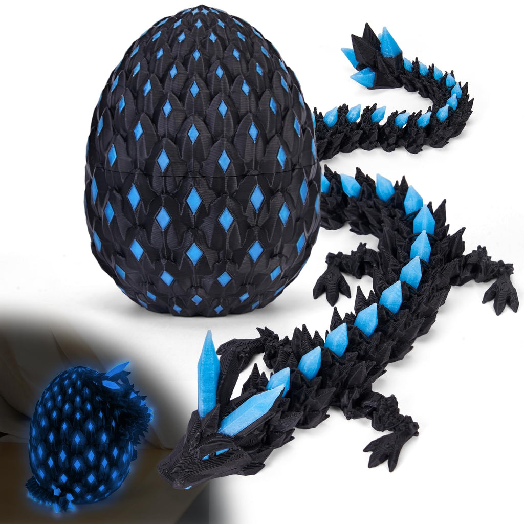 3D Printed Glow-in-the-Dark Dragon Eggs – Prefilled Easter Basket Stuffers for Kids & Teens
