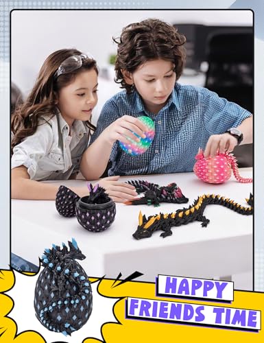 3D Printed Glow-in-the-Dark Dragon Eggs – Prefilled Easter Basket Stuffers for Kids & Teens