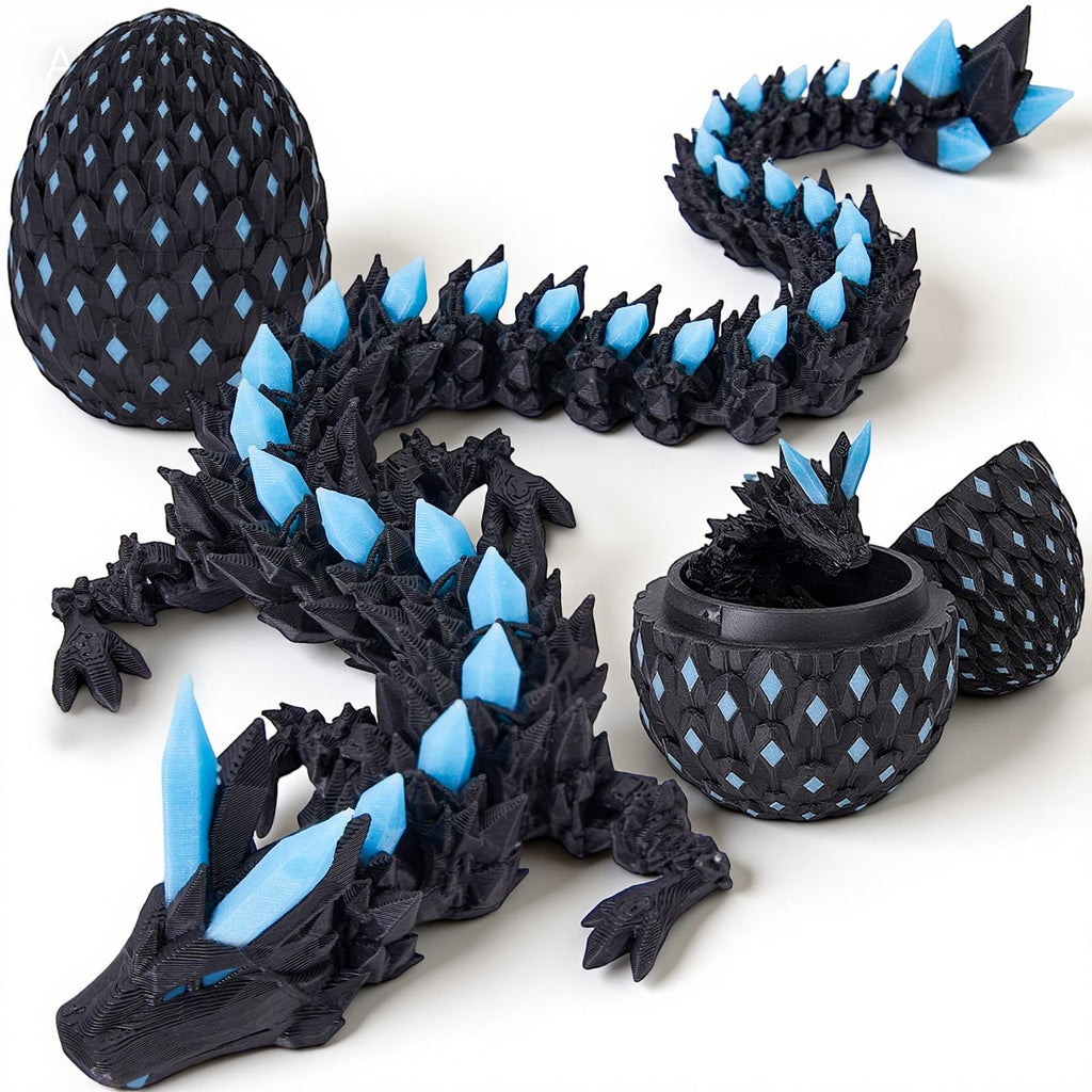 3D Printed Glow-in-the-Dark Dragon Eggs – Prefilled Easter Basket Stuffers for Kids & Teens