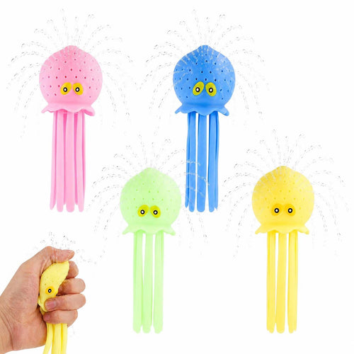 4-Pack Octopus Water Balls for Kids | Soft Sensory Bath Toys & Pool Splashers by lasuroa