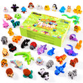 40 Mini 3D Printed Articulated Animals - Cybermaker Pack for Party Favors & Classroom Prizes