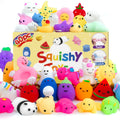 40-Pack Mochi Squishies: Unique Kawaii Animal Squishy Toys for Kids Party Favors