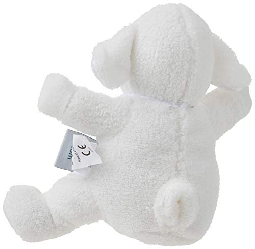 Mary Meyer Christening Lamb Rattle, 5-Inch Plush Baby Toy with Embroidered Cross