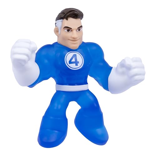 Heroes of Goo Jit Zu Mister Fantastic Stretch Action Figure – Marvel The Fantastic 4 First Steps, 4.5-Inch Gel-Filled Superhero Toy