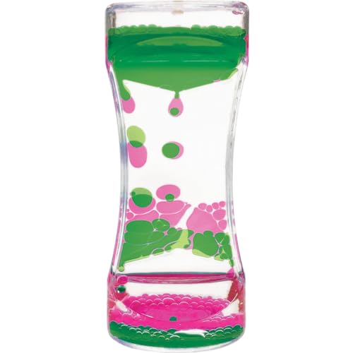 Teacher Created Resources Pink & Green Liquid Motion Bubbler – Calming Desk Toy for Focus & Relaxation