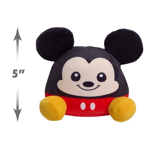 Disney Classics Mickey Mouse Weighted Plush, 5 Inch, Ages 2+ – Sensory Stuffed Animal by Just Play