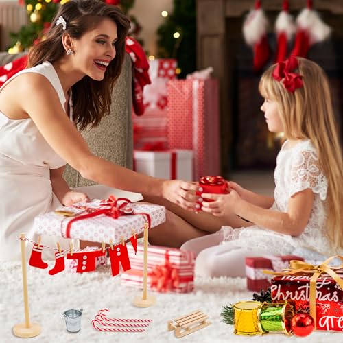 42-Piece Elf Clothes & Accessories Set – DIY Christmas Props for Kids